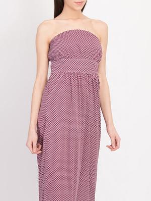 printed tube maxi dress - 17033925 - Standard Image - 5