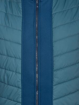 blue nylon quilted jacket - 17071968 - Standard Image - 5