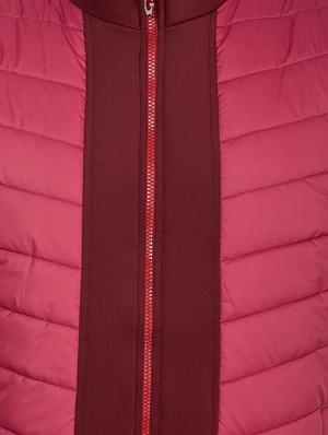 red nylon quilted jacket - 17071969 - Standard Image - 5