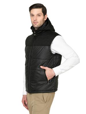 black nylon quilted jacket - 17071970 - Standard Image - 2