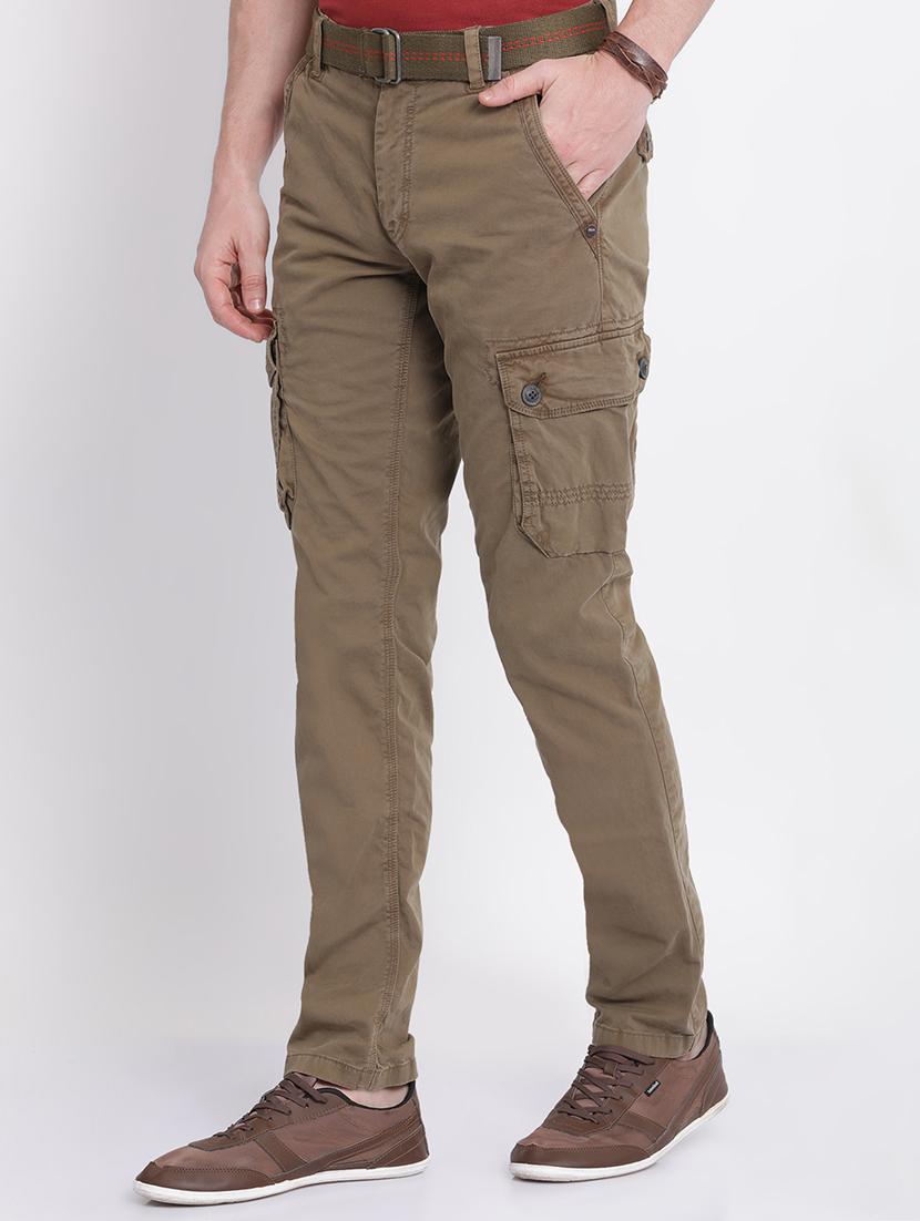 brown solid cargos - 17076729 - Zoom Image - 2