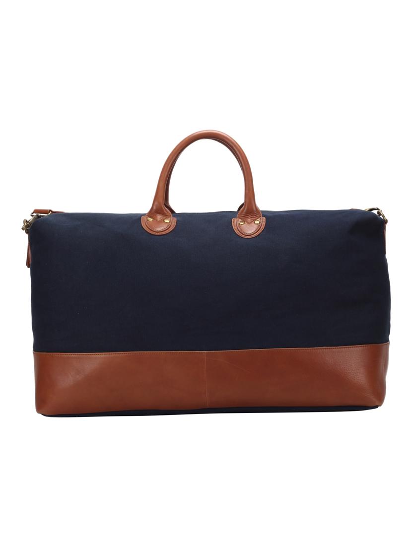 blue leather dufflebag - 17080819 - Zoom Image - 2