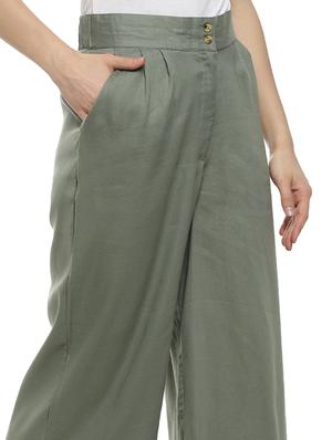 green rayon palazzos - 17083425 - Standard Image - 5