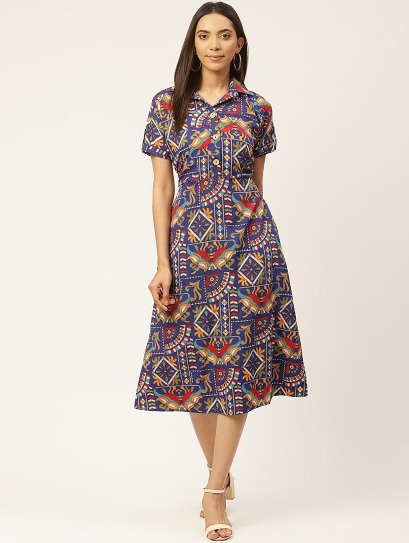 women's printed dress