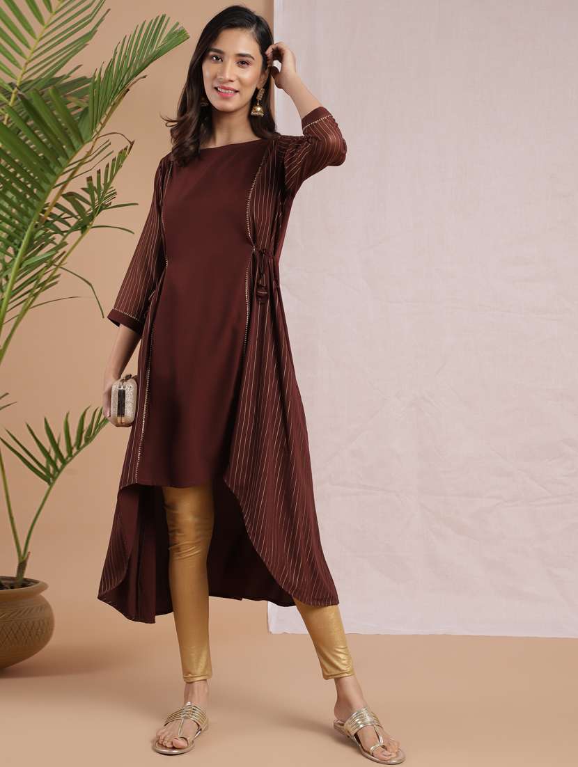 women's high-low kurta