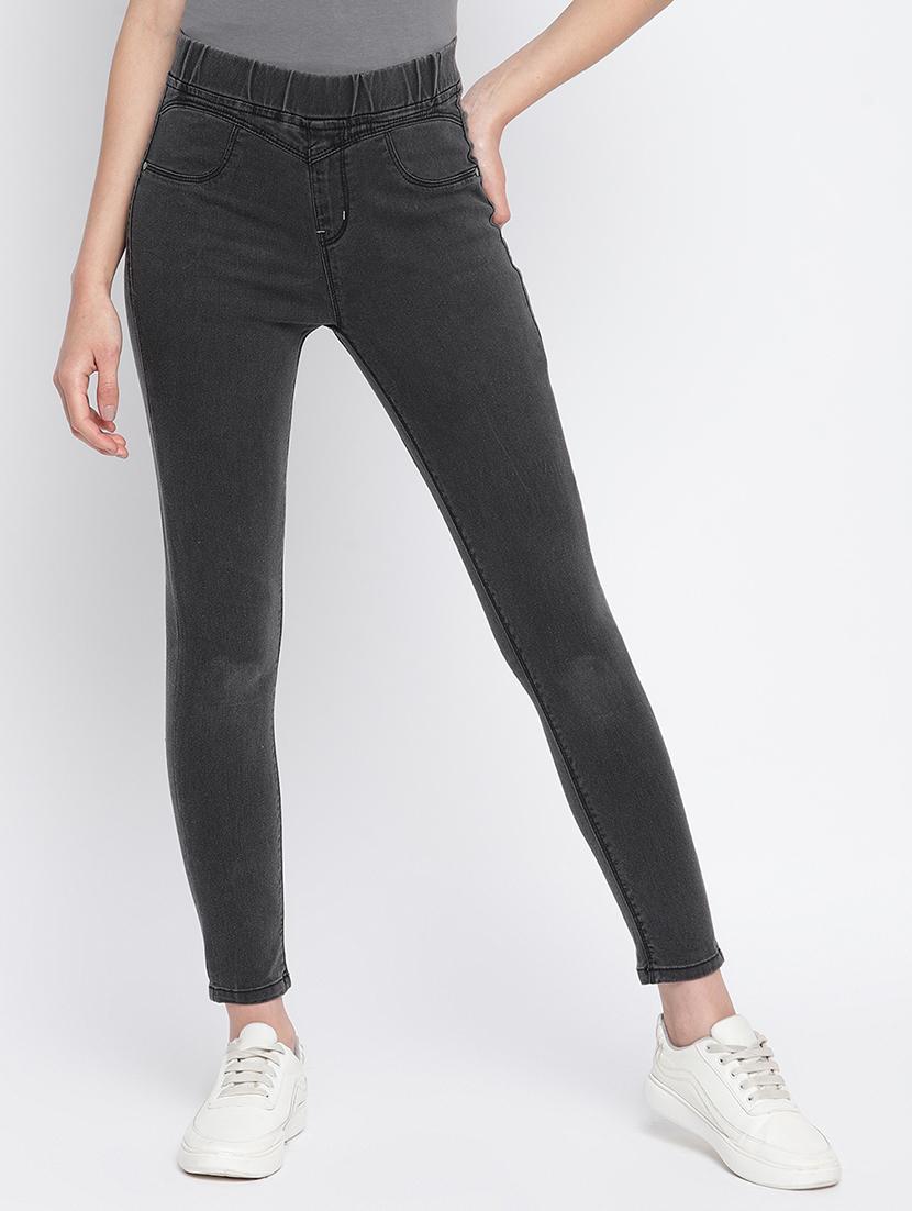 mid rise stone washed jegging