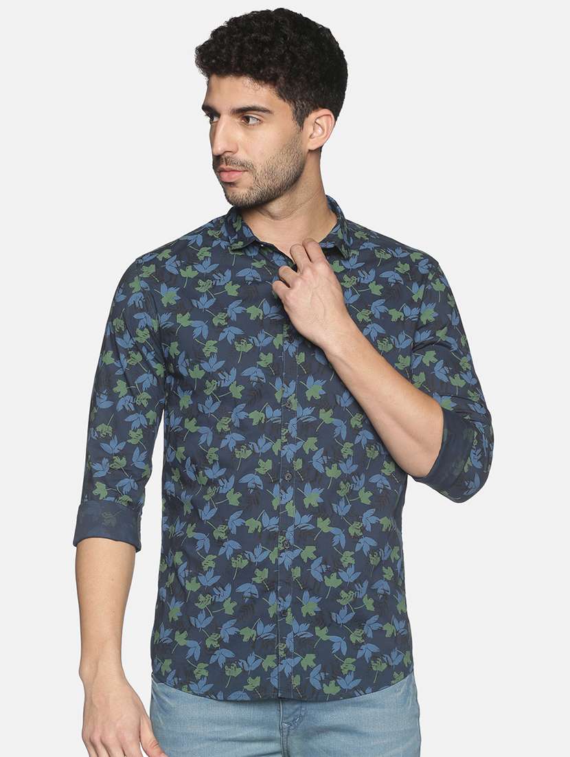 mens florals casual shirt