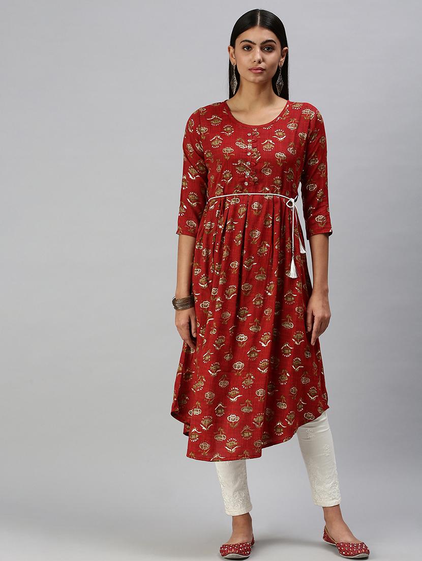 women's flared kurta
