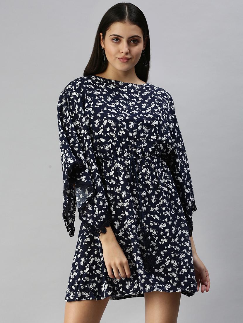 women's fit & flare floral dress