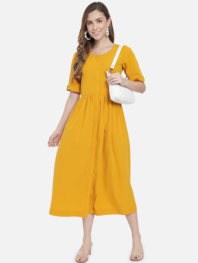 women's fit & flare geometric dress