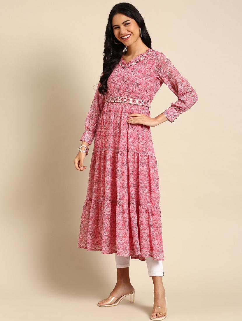 women's tiered kurta