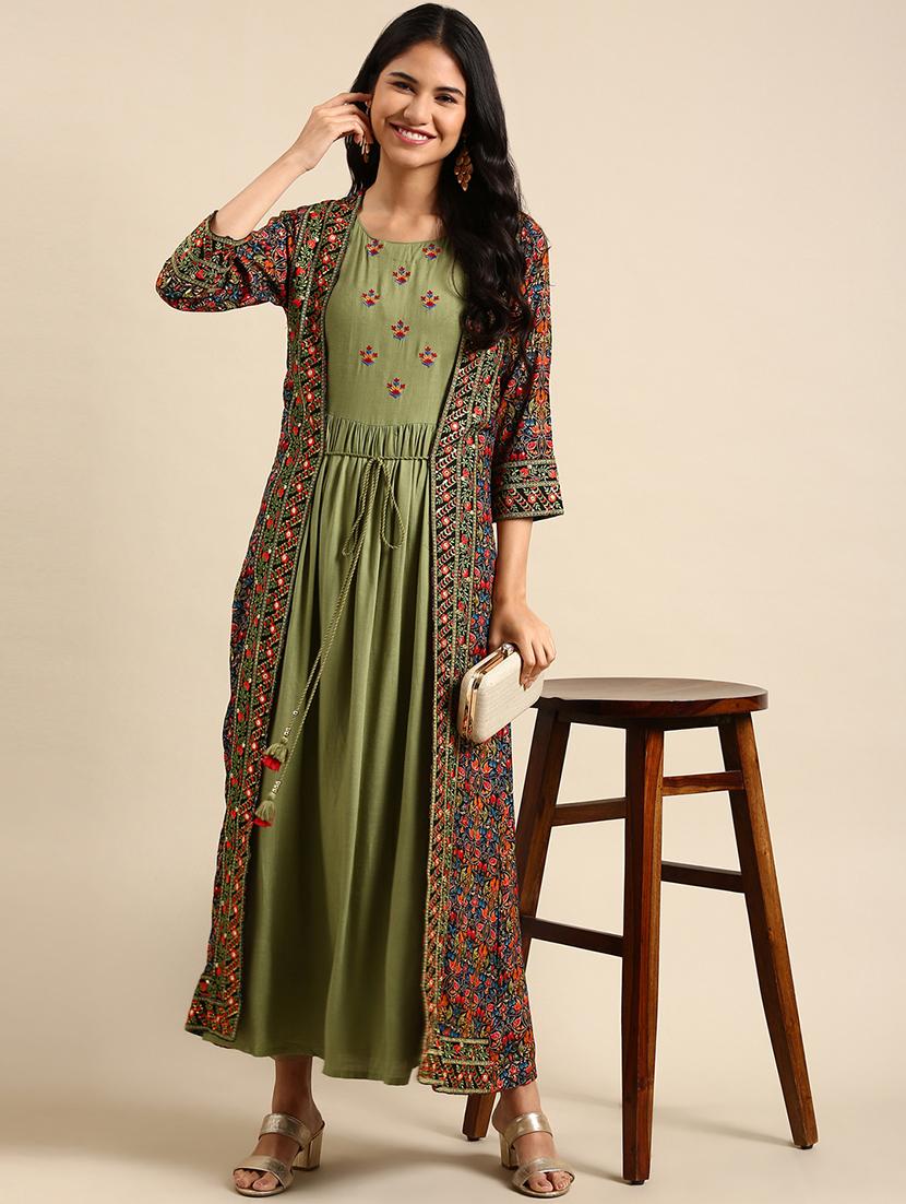 women's kurta with jacket kurta