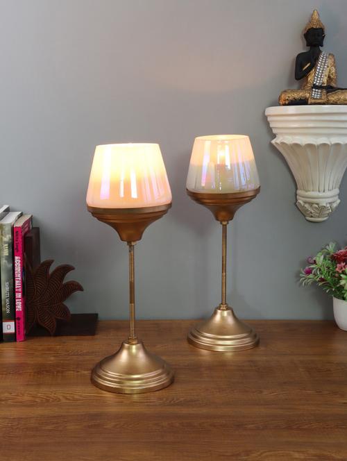 gold tealight holder set - 19138427 - Very Small Image - 1