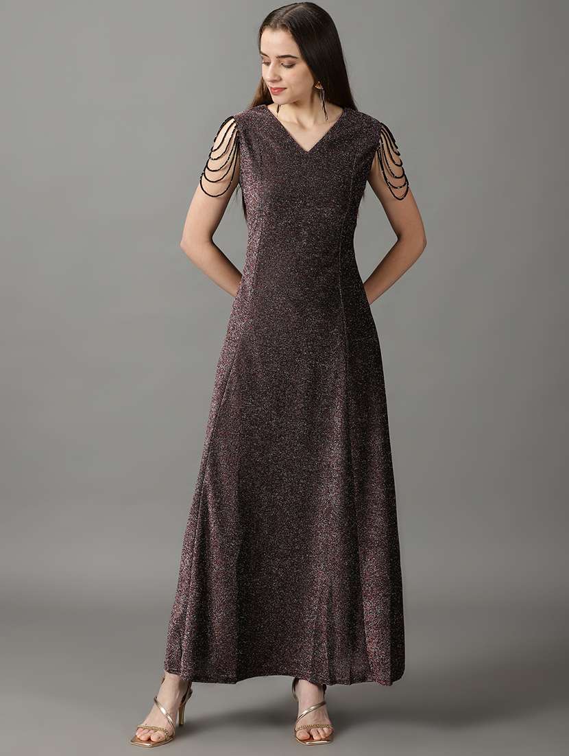 women's  self design dress
