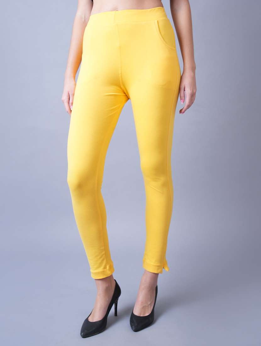 high rise solid jegging