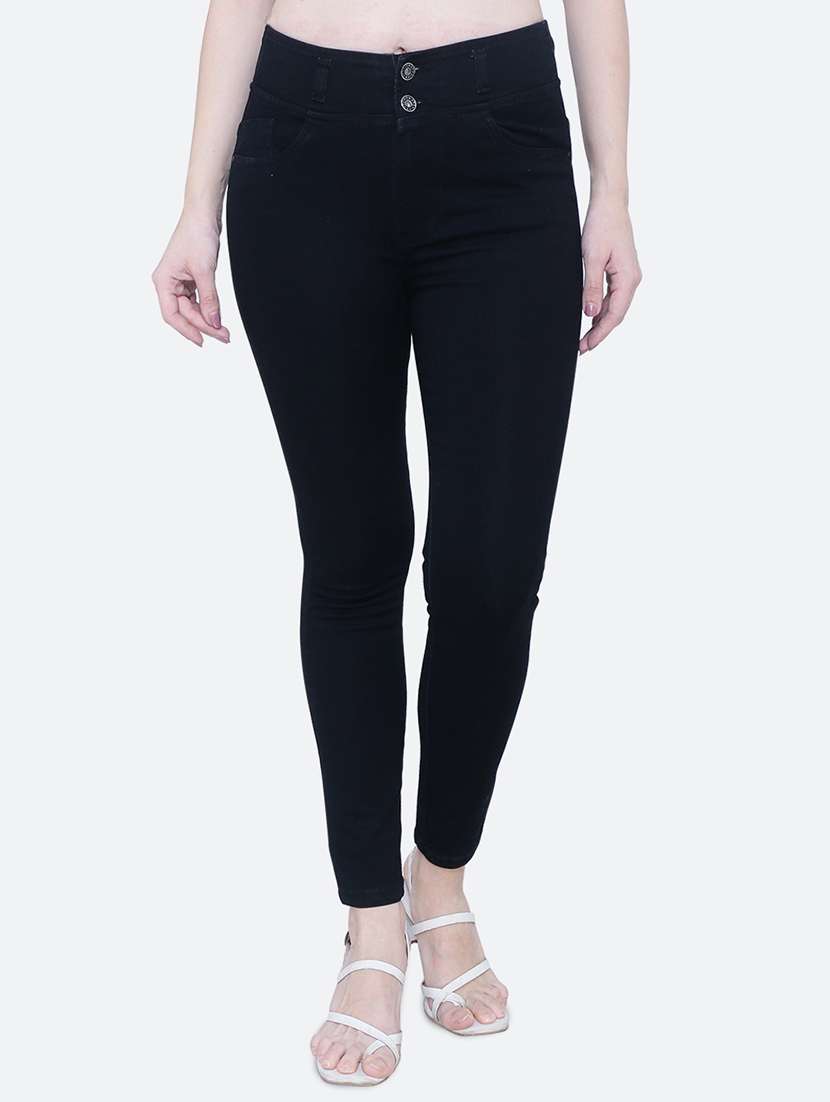 women's plain slim fit jeans