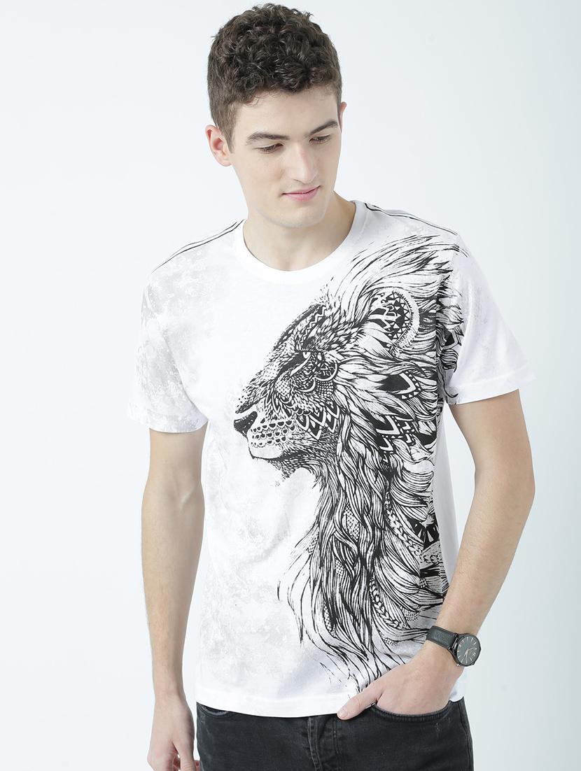 printed cotton regular t-shirt