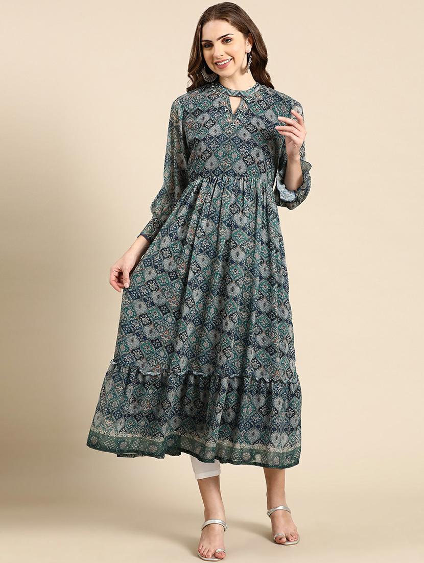 women's flared kurta