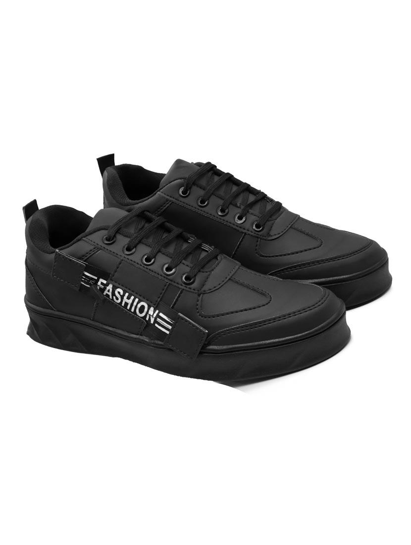 men black lace up snekaer
