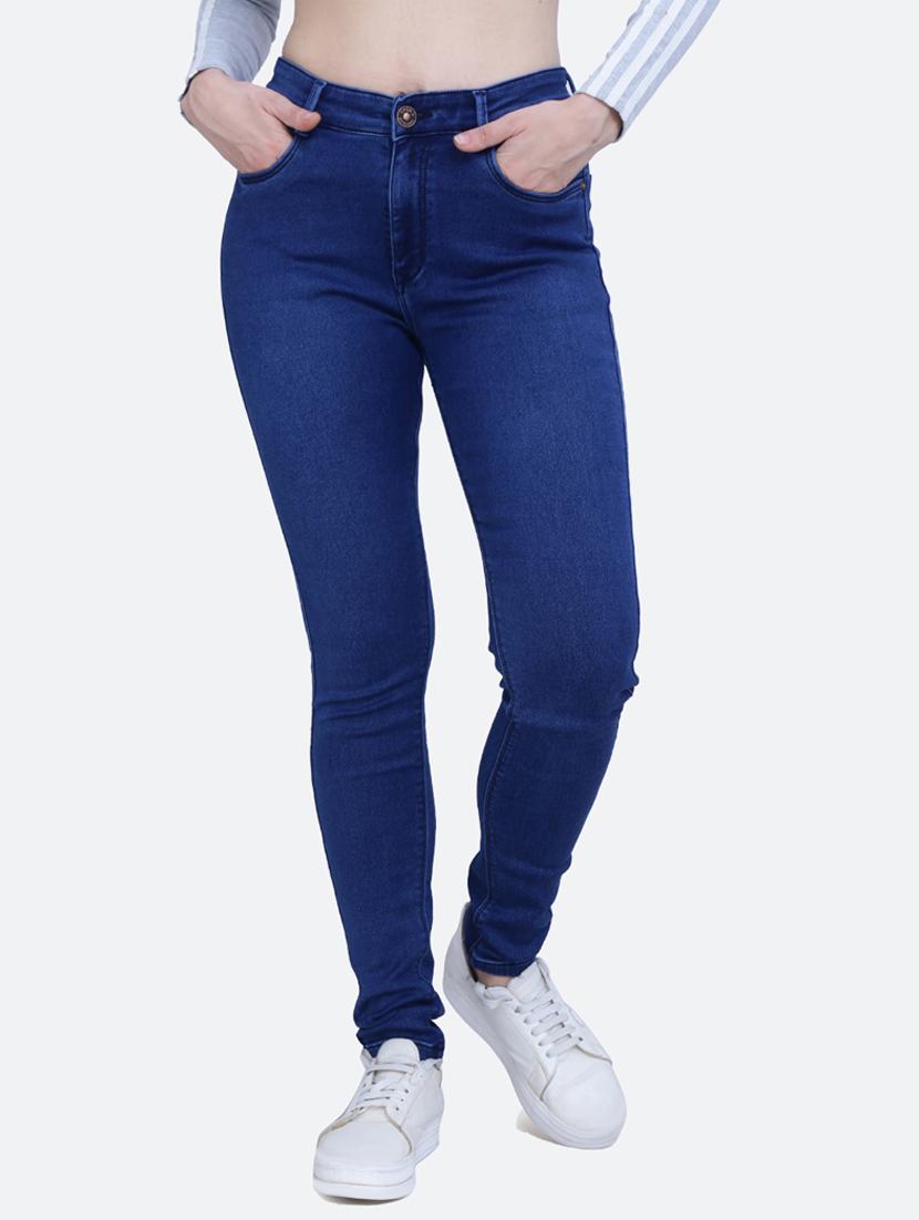 women's plain slim fit jeans