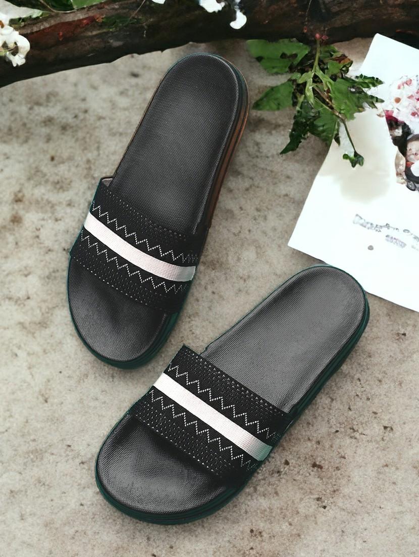 black eva slip on flip flops