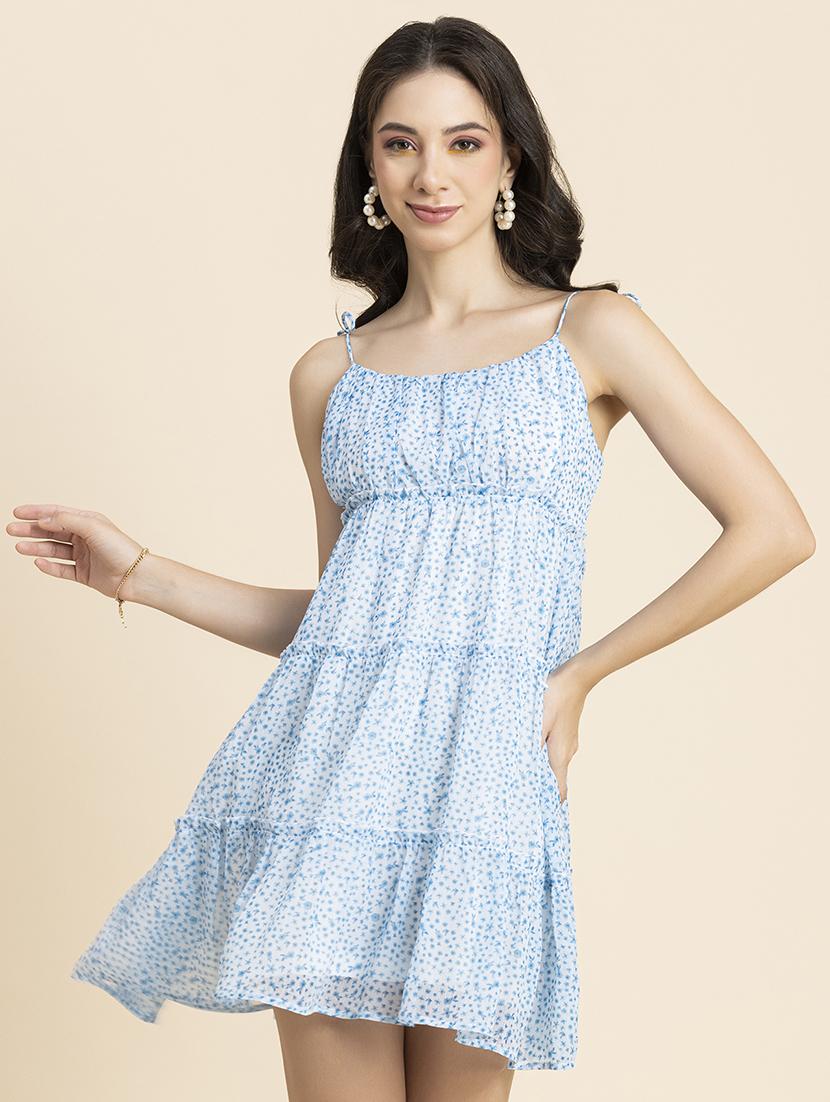 women's fit & flare floral dress
