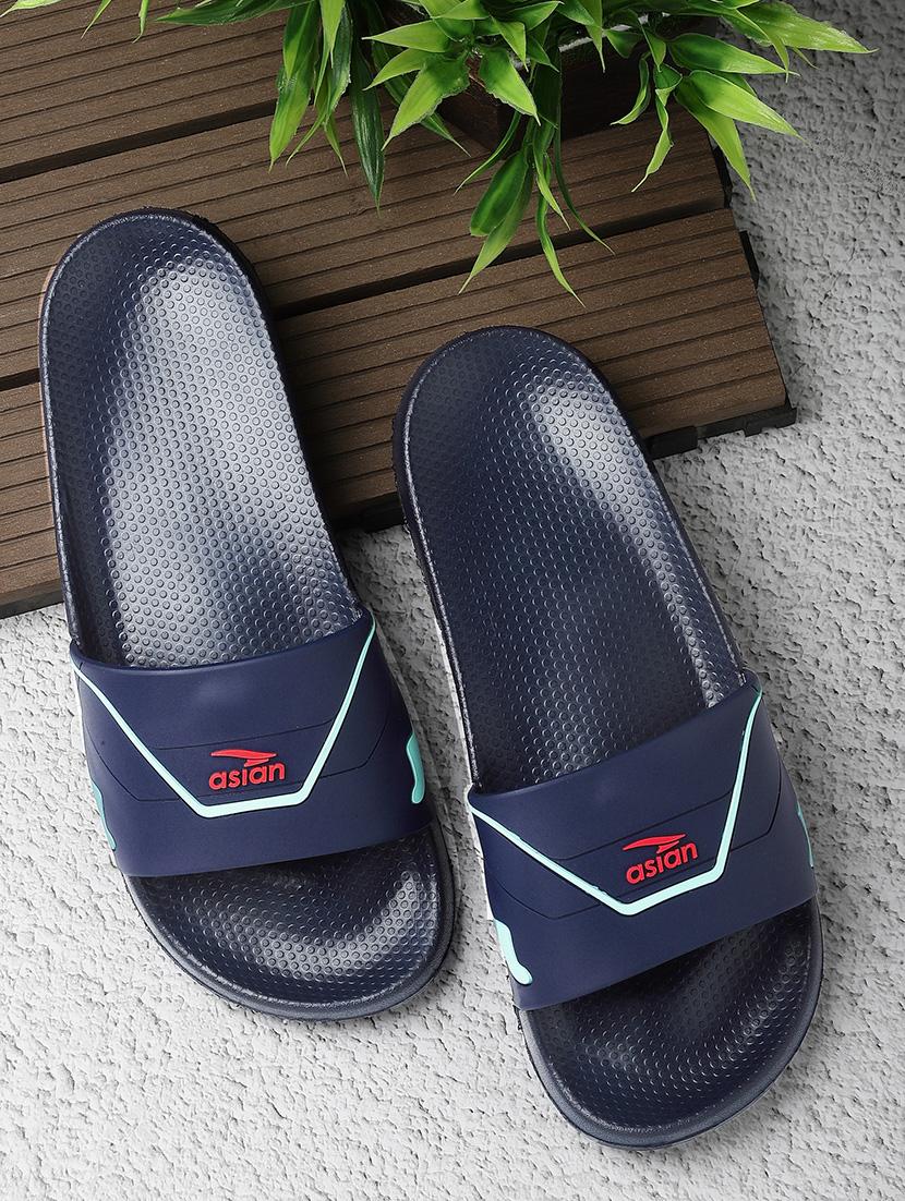 navy eva slip on slippers