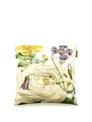 purple floral digital print cushion - 22982 - Standard Image - 2