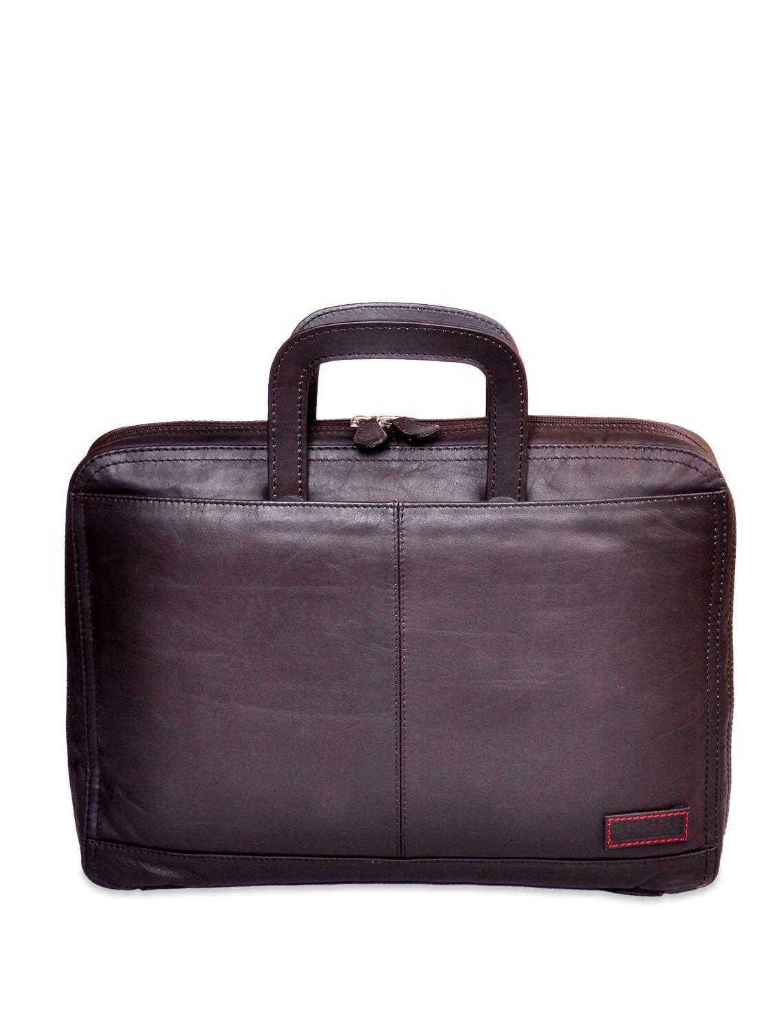 Designer Brown Briefcase - Brune