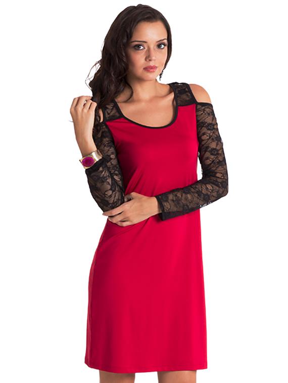 Ruby Lace Dress - PrettySecrets