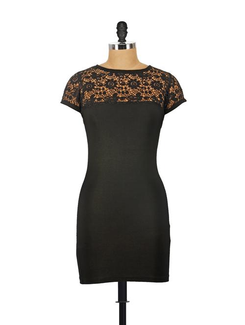 Lace Black Dress - Reen's
