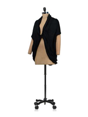 Knitted Black Bolero - 43860 - Standard Image - 2