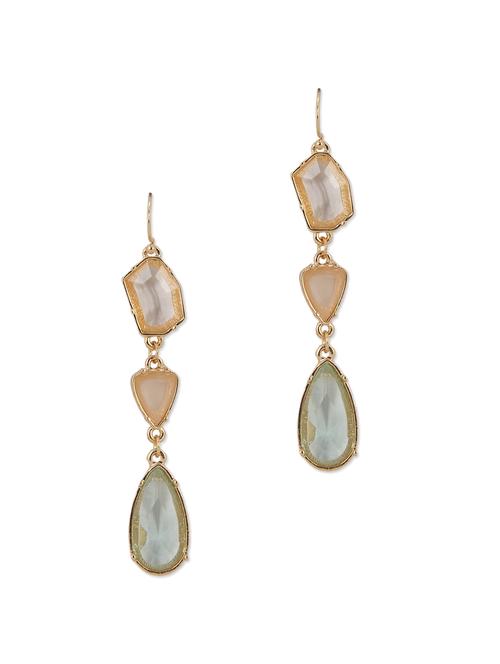 Pastel Tone Earrings - 46162 - Very Small Image - 1