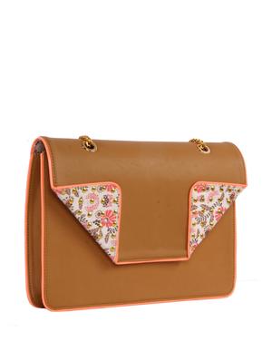 Sling Bag with Golden Chain - 47846 - Standard Image - 5