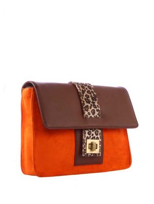 clutch with Animal Print Buckle - 47851 - Standard Image - 5