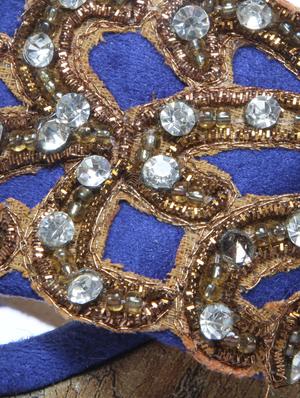 Antique Zari Work Wedges - 47875 - Standard Image - 5