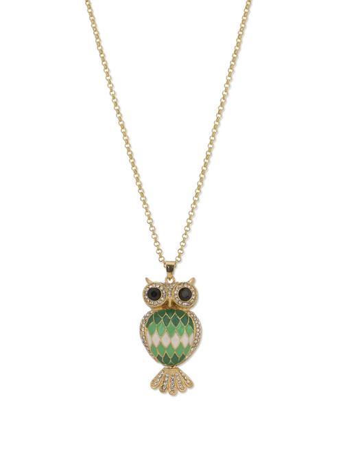 Chunky Owl Pendant Necklace - YOUSHINE
