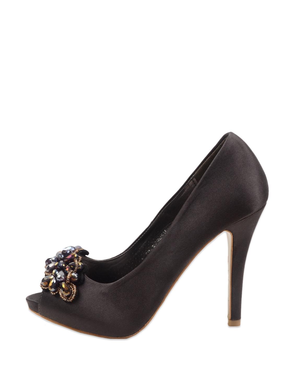 Stilettoes With Peep Toe Embellishment - 50225 - Zoom Image - 2