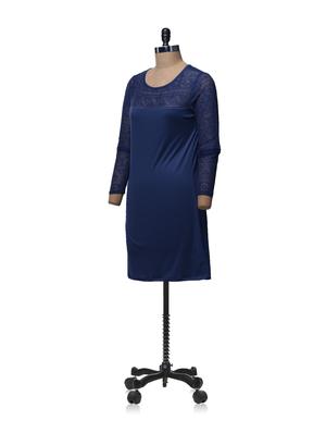 navy blue lace dress - 50684 - Standard Image - 2