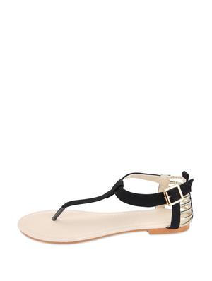 T-Strap Buckled Sandals - 50955 - Standard Image - 2