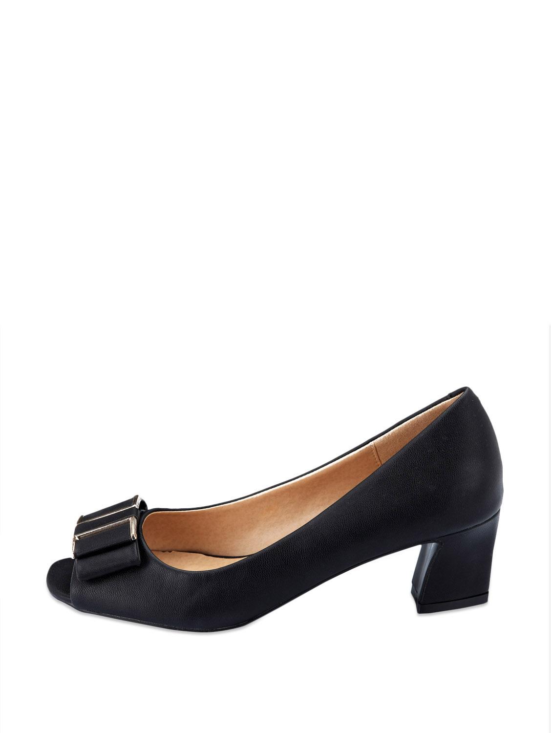 Classy Black Peep Toes - 50997 - Zoom Image - 2