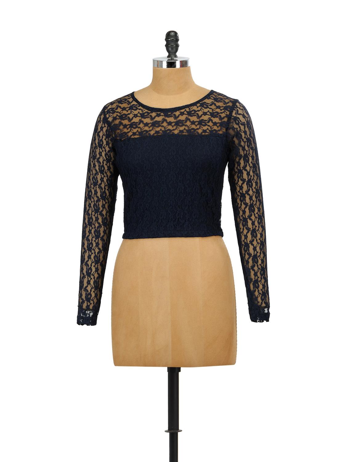 On Crop Of The World Lace Crop Top - Miss Chase