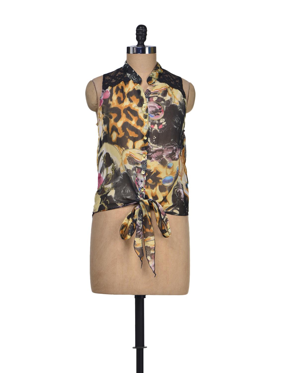 Psychedelic Obsession Cotton Top - Silk Weavers