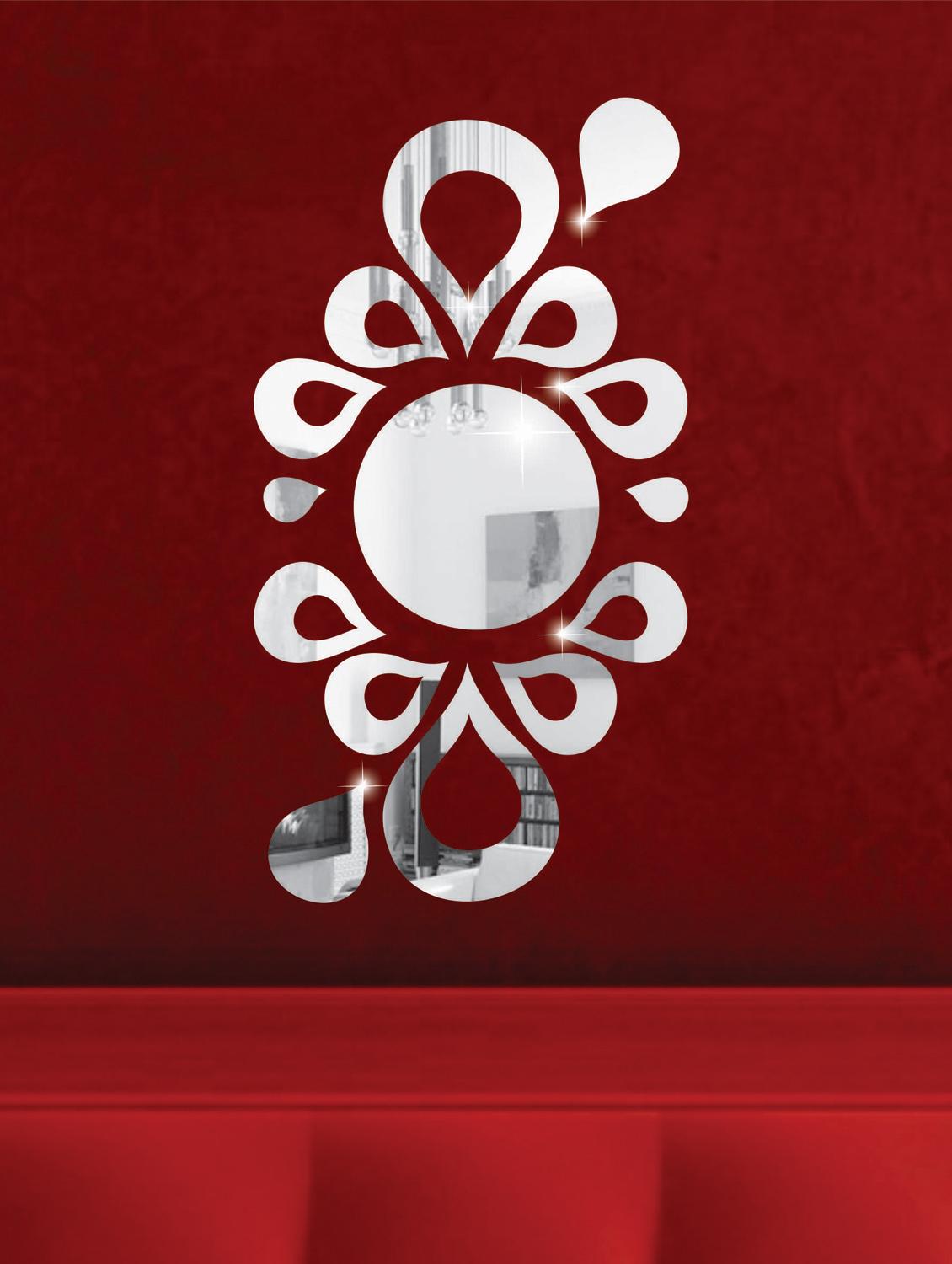 Artistic Flower 3D Mirror Sticker - Zeeshaan