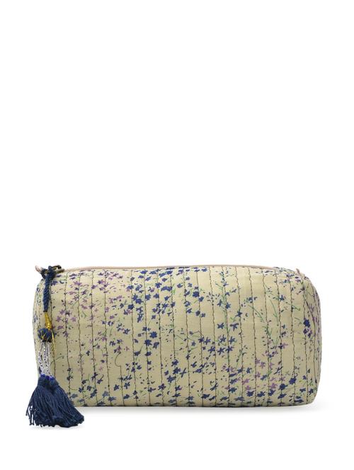 White And Blue Multipurpose Ethnic Bag - ETHNIC