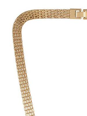 Edgy Navy and Gold Necklace - 70424 - Standard Image - 2
