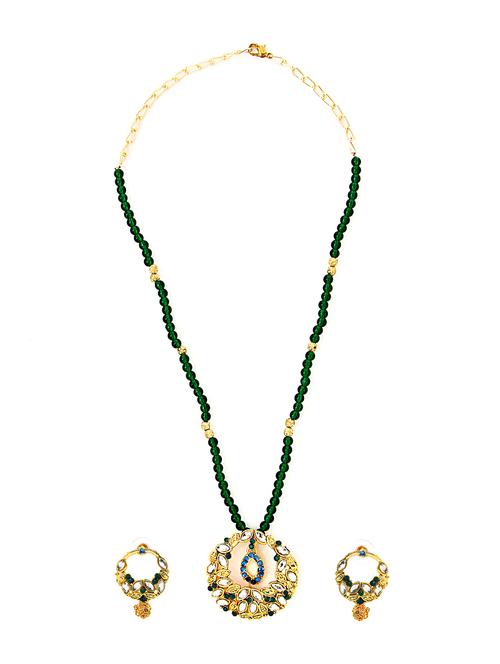 Ethnic Multicoloured Necklace Set - KSHITIJ