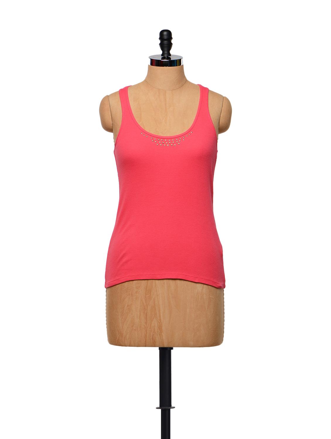 Rose Pink Tank Top - STREET 9