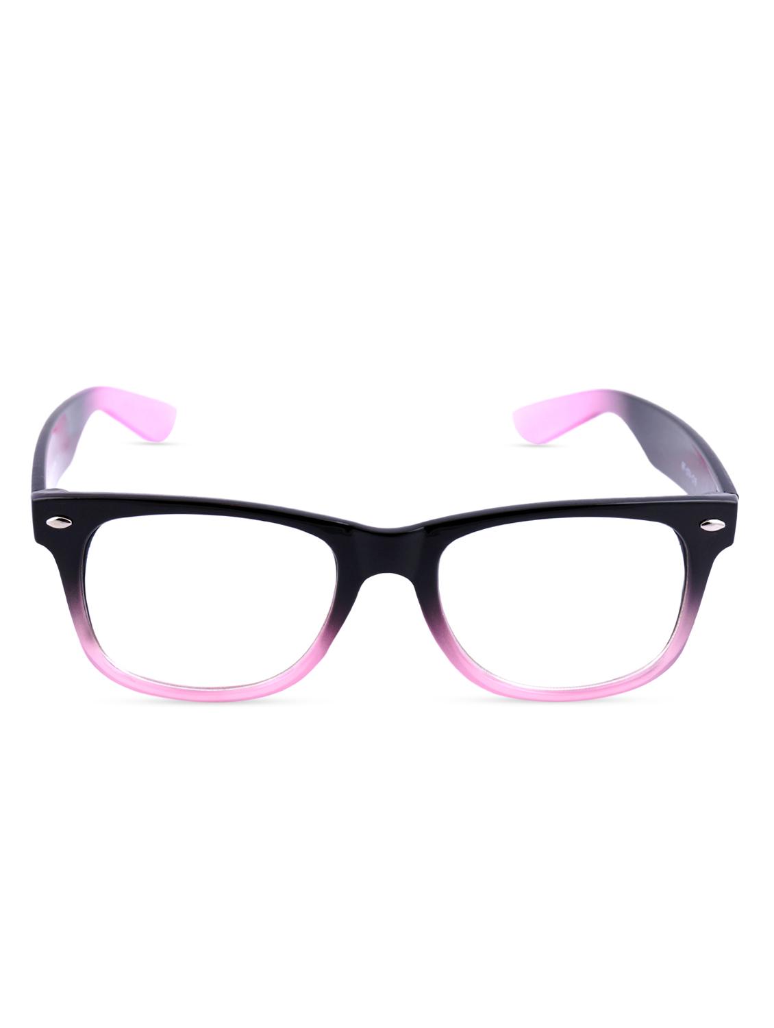 Black And Pink Wayfarer Sunglasses - By