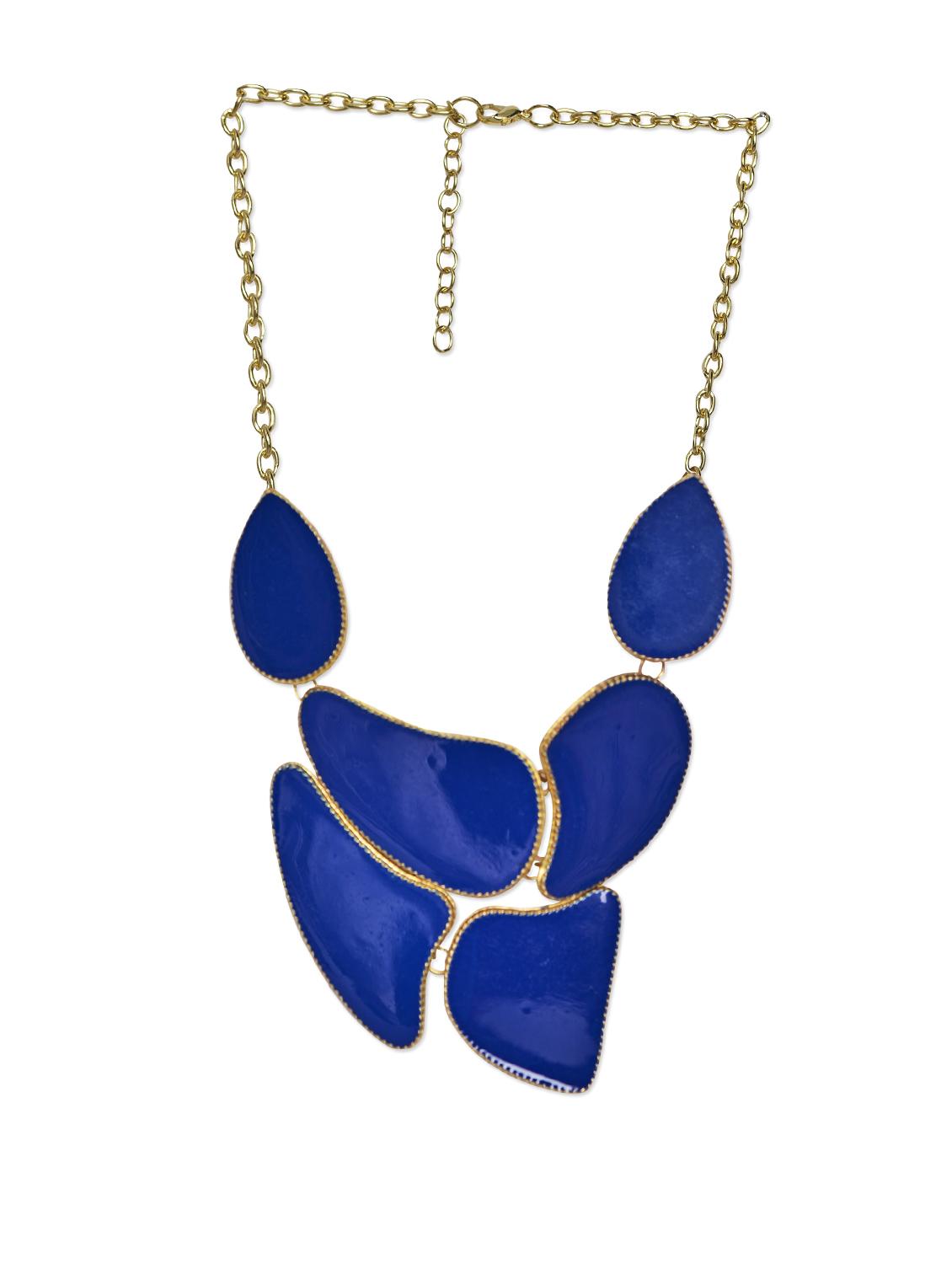 bold blue stone neckpiece - 862793 - Zoom Image - 2